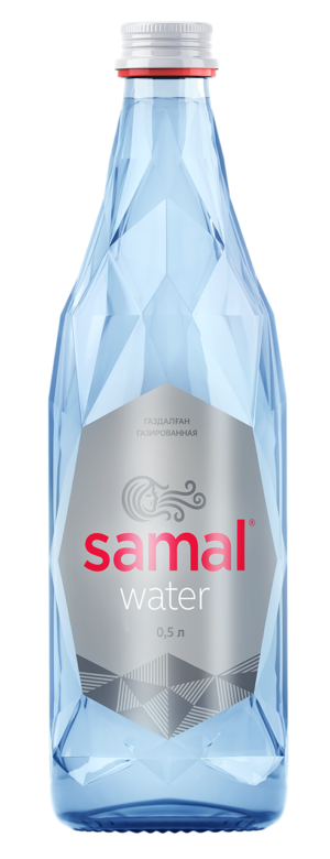 Вода Samal - 0,5 л, Газированная Стекло