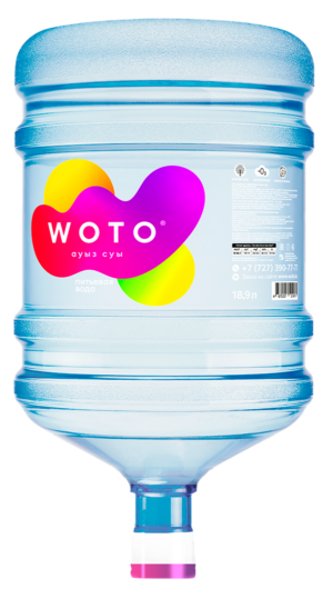 Вода WOTO – 18,9 л негазированная